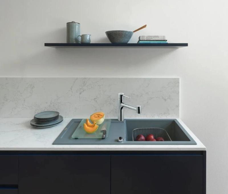 Franke Centro Kitchen tap chrome with pull-out spray shower 115.0600.131