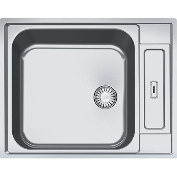 Franke Argos AGX 210 stainless steel 10cm shallow sink flush mount 625x510 127.0296.789