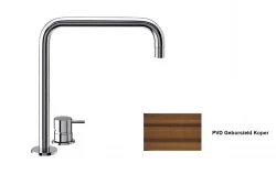 Waterevolution Flow 2-hole sink faucet with high spout 222 PVD Brushed Copper T122HCPE