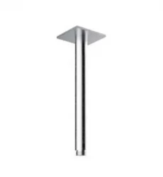 SB Square 316 ceiling shower arm round 20 cm brushed solid 316 stainless steel