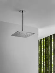 SB Square 316 Rain Shower Head 25x25cm Solid 316 Brushed Stainless Steel