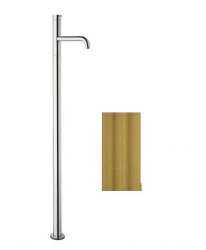 Waterevolution Flow Freestanding sink faucet Brushed Brass T113LE