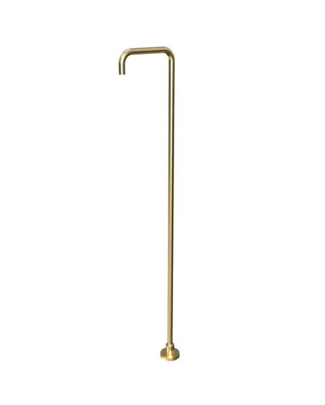 Waterevolution Flow Freestanding Washbasin Faucet Spout Fully Brushed Brass T1.676.LE