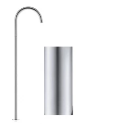 Waterevolution Flow Freestanding sink faucet spout full stainless steel T1677IE