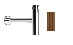 Waterevolution Flow design siphon, PVD brushed copper M199SIF1CPE