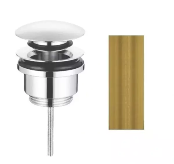 Waterevolution Flow drain plug 1.1/4 Natural brass M199VAL1LE