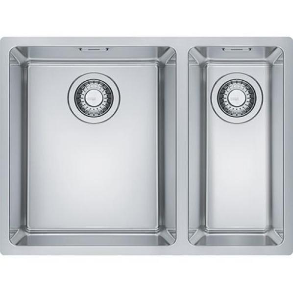 Franke Maris MRX 260 BL 1.5 one and a half stainless steel sink flush mount large bowl left 1270642365