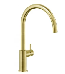 Reginox Levisa gold kitchen faucet PVD Gold with swivel spout R35306 1208954311