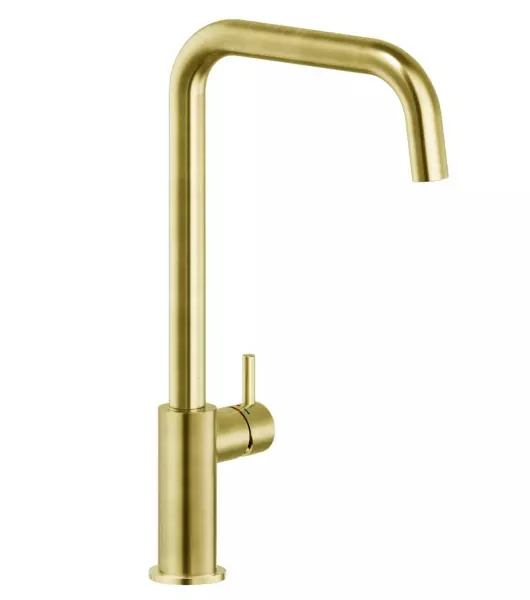 Reginox Leon golden kitchen tap PVD Gold with swivel spout R35276 1208954312