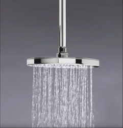 Waterevolution Flow head shower 250mm with ceiling connection chrome T16422501