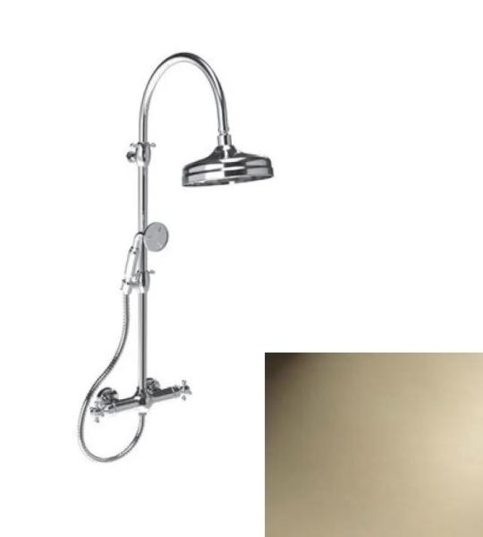 PB Classic shower column classic with thermostatic faucet and rain shower stainless steel