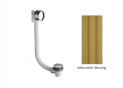 Waterevolution bath overflow with bath filler combination Brass Brushed B1ENCHLE