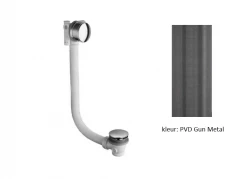 Waterevolution bath overflow with bath filler combination PVD Gun Metal B1ENCHGME