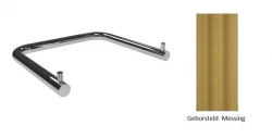 Waterevolution Flow Double Toilet Roll Holder Brushed Brass A131LE