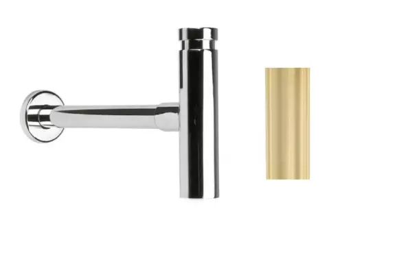 Waterevolution Flow design siphon, PVD light gold M199SIF1WGE