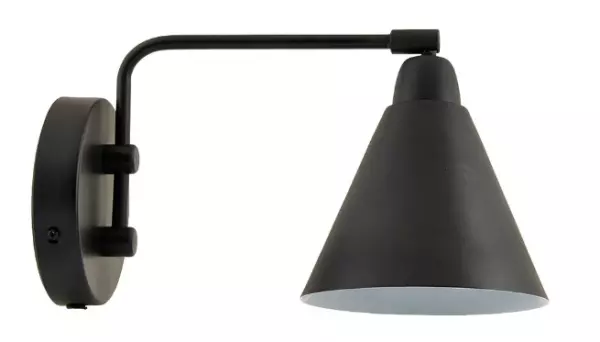 House Doctor Game Wall Lamp black for bedroom and living room 31395-01