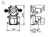 SB AESTHETICS Round Inbouw thermostaatkraan met 1 uitgang / stopkraan chroom 1208954897 (kloon)