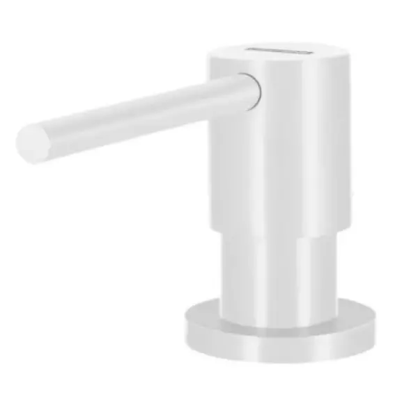 Lorreine Dender built-in soap dispenser stainless steel full stainless steel matt white 1208955081