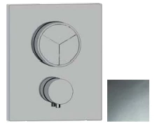 SB Push Square concealed thermostatic mixer with push button 3-way diverter and flow regulator chrome 1208955122