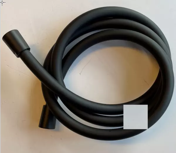 Sure, here's the translation:

"SB shower hose PVC flexible matte white 1/2 with conical connection 1208955205"