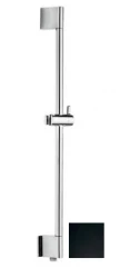 SB Rubinetterie Universale shower rail 90cm with water supply matte black 1208955229