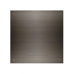 SB Square 316 Built-in Rain Shower with Waterfall 50x50cm Ceiling Showerhead PVD Gun Metal 1208955320