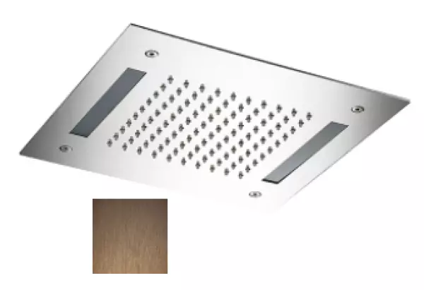 SB Easy Built-in Rain Shower 30x30cm PVD Copper with Lighting 1208955441