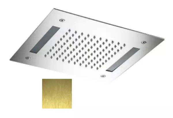 Sure, here is the translation:

"SB Easy Built-in Rain Shower 30x30cm PVD Gold with Lighting 1208955442"