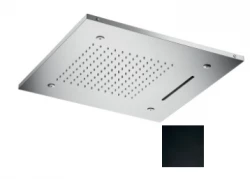 SB Chromotherapy Built-in Rain Shower with 3 Spray Modes 50x50 cm Matte Black 1208955445