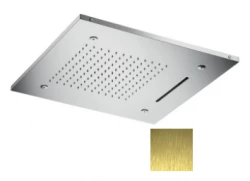 SB Chromotherapy built-in Rain Shower with 3 spray modes 50x50 cm PVD Gold 1208955448