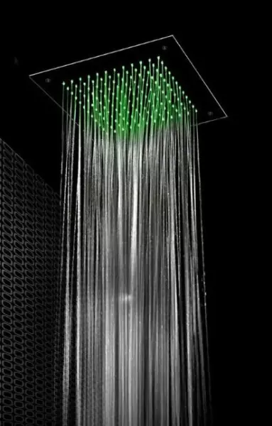 SB Square Chromotherapy Built-in Rain Shower fully stainless steel 1208955462