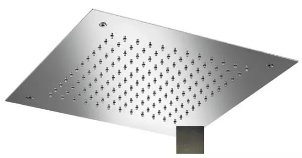 SB Square Chromotherapy Rain Shower Built-in PVD Gun Metal 1208955466