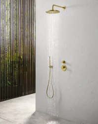 SB round concealed shower set in stainless steel 316