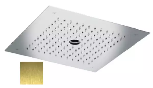 SB built-in ceiling rain shower with icicle spray 38x38cm PVD Gold 1208955660