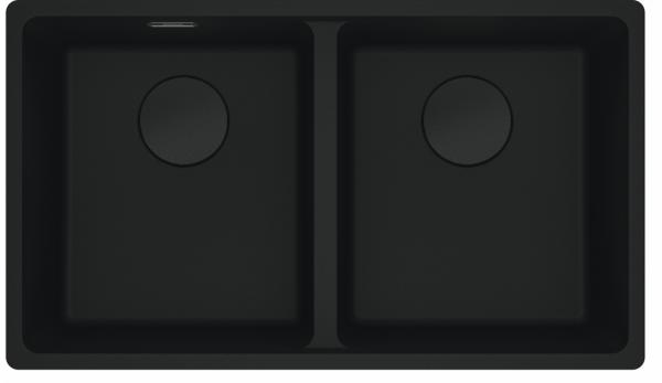 Franke Maris MRG 220/120-35-35 Black edition double sink 