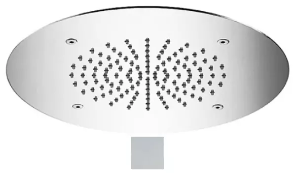 SB Round Temptation Built-in Rain Shower Matte White 1208955783