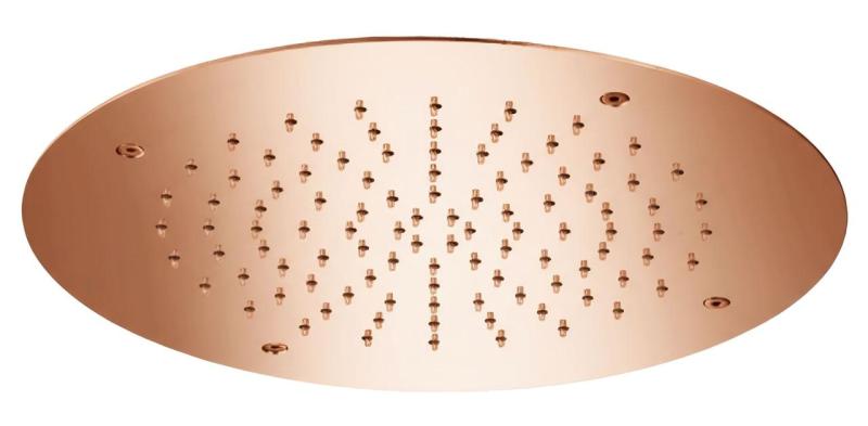 SB Round Temptation Built-in Rain Shower 50 cm PVD Copper 1208955808