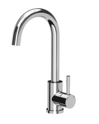 Quadri Coventry kitchen mixer tap chrome with swivel spout 1208956031