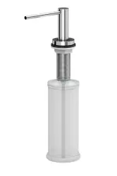 Quadri Swindon Luxe Flush-mounted soap dispenser chrome from top refillable 1208956049