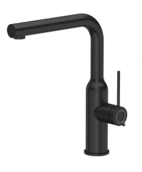 Quadri Stamford kitchen mixer tap with removable spout matte black 1208956082