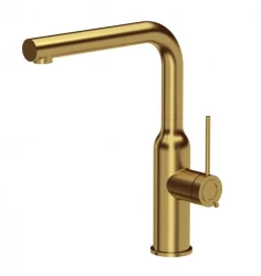 Quadri Stamford kitchen mixer gold with removable spout 1208956084