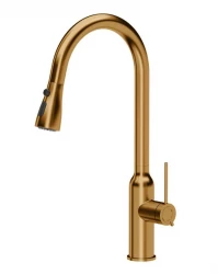 Quadri Stamford kitchen mixer copper with removable spout and spray setting 1208956094