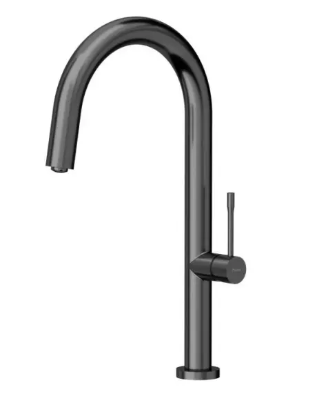 Quadri Brighton kitchen mixer gun metal with swivel spout 1208956108