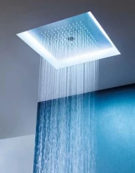 SB Rainbow Recessed Ceiling Rain Shower with Chromotherapy Lighting Fully Made of Stainless Steel 1208956230