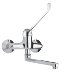 PB Clinic disabled wall mounted kitchen tap with long handle chrome 1208956271