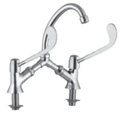 PB Clinic disabled bridge kitchen tap with long handle chrome 1208956274