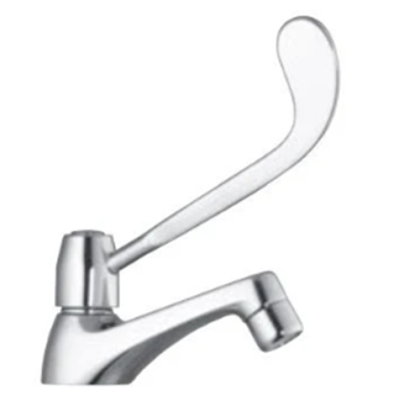 PB Clinic washbasin tap cold water with long lever chrome low model 1208956276