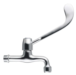 PB Clinic wall washbasin tap cold water with long lever chrome small model 1208956279