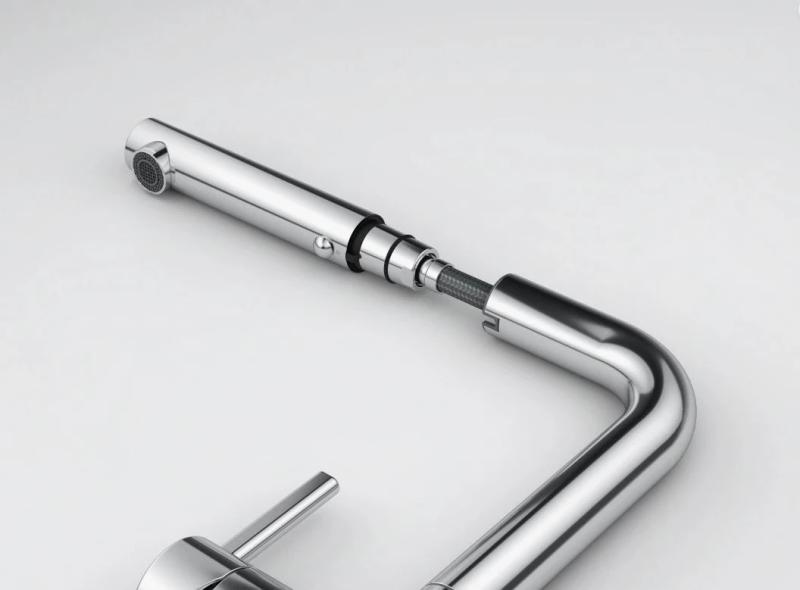 Franke Active L Kitchen tap chrome with pull-out hand shower 115.0653.379