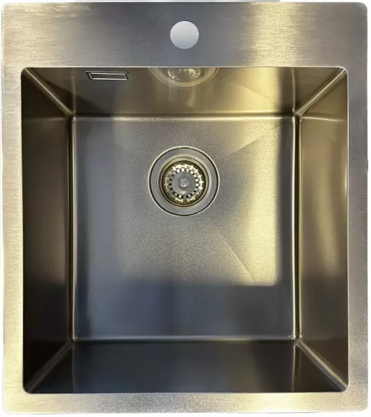 Ausmann Turt stainless steel sink 450x505mm with tap hole undermount flush-mount and inset 1208956941